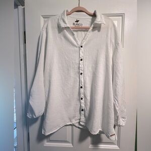 Blanco 100% cotton summer top